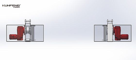  Electrically adjustable by turning units with capacity from 10000kgs to 100,000kgs