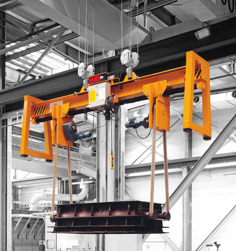 Load turning device for crane