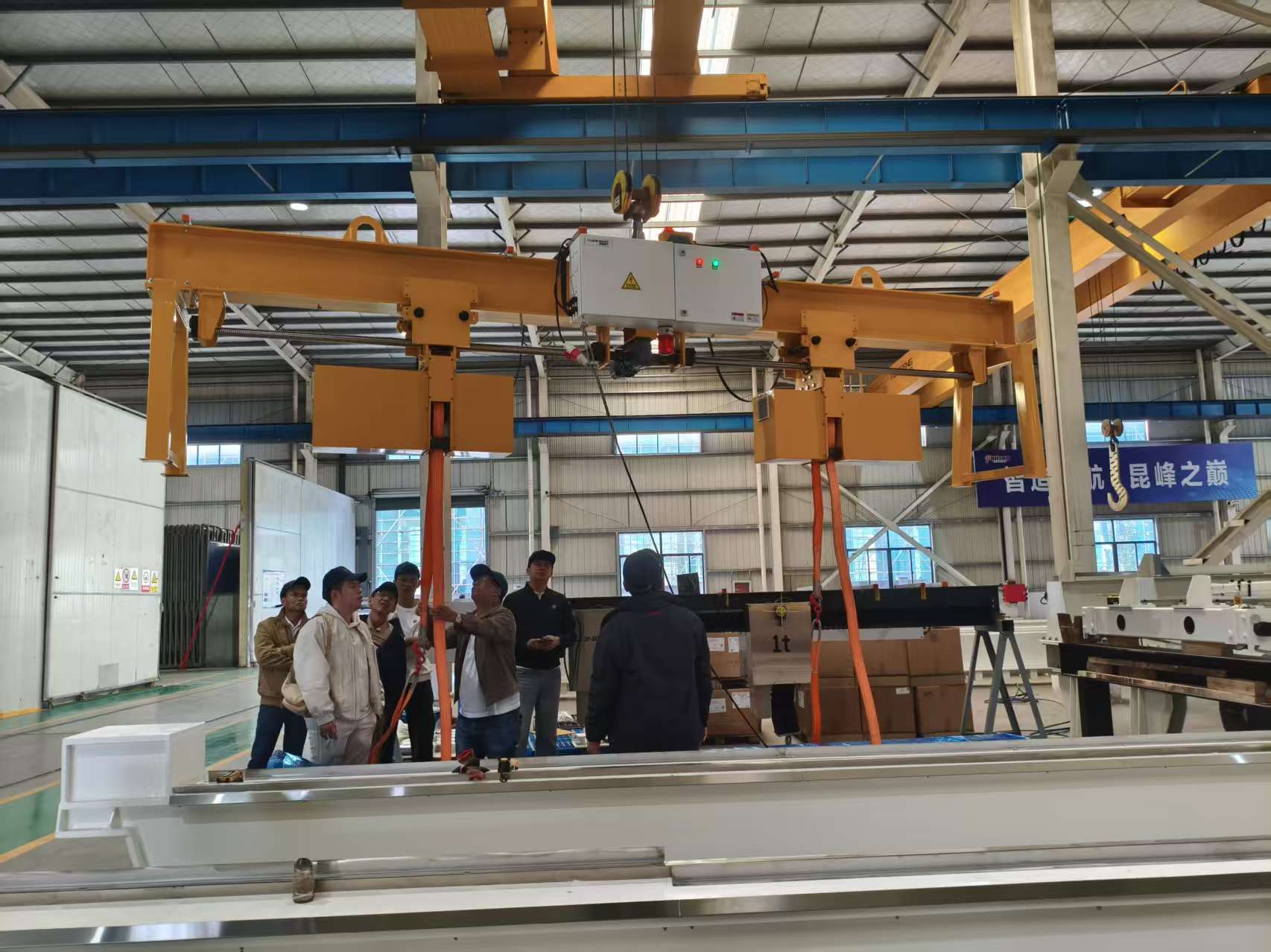 Belt sling rotator turning device