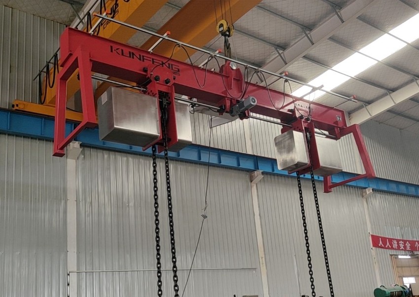 Chain type rotator turning device