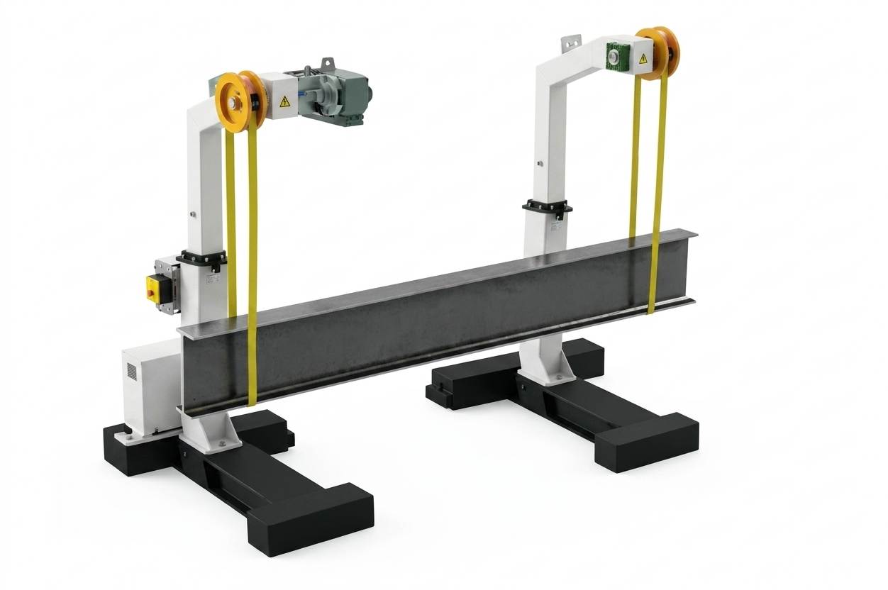 Belt rotator for rotating H-beam